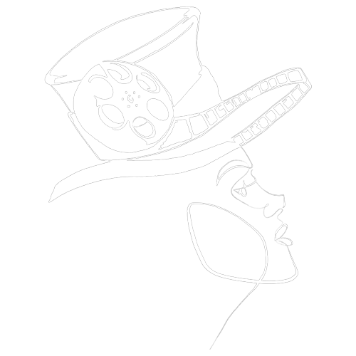 Logo sombrero color blanco